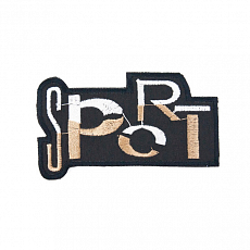 Купить Термоаппликация "Sport" (Sport (черный-белый)) оптом и в розницу недорого